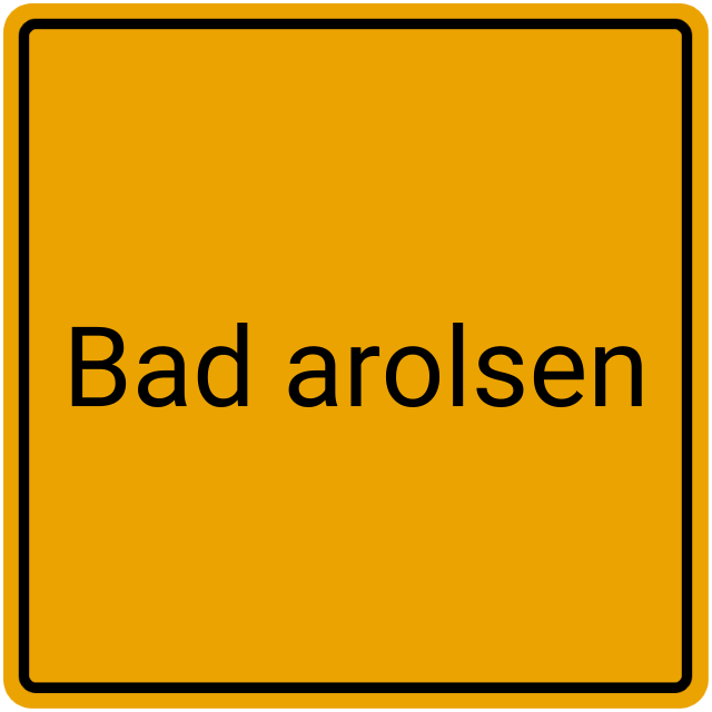 Meldebestätigung Bad Arolsen